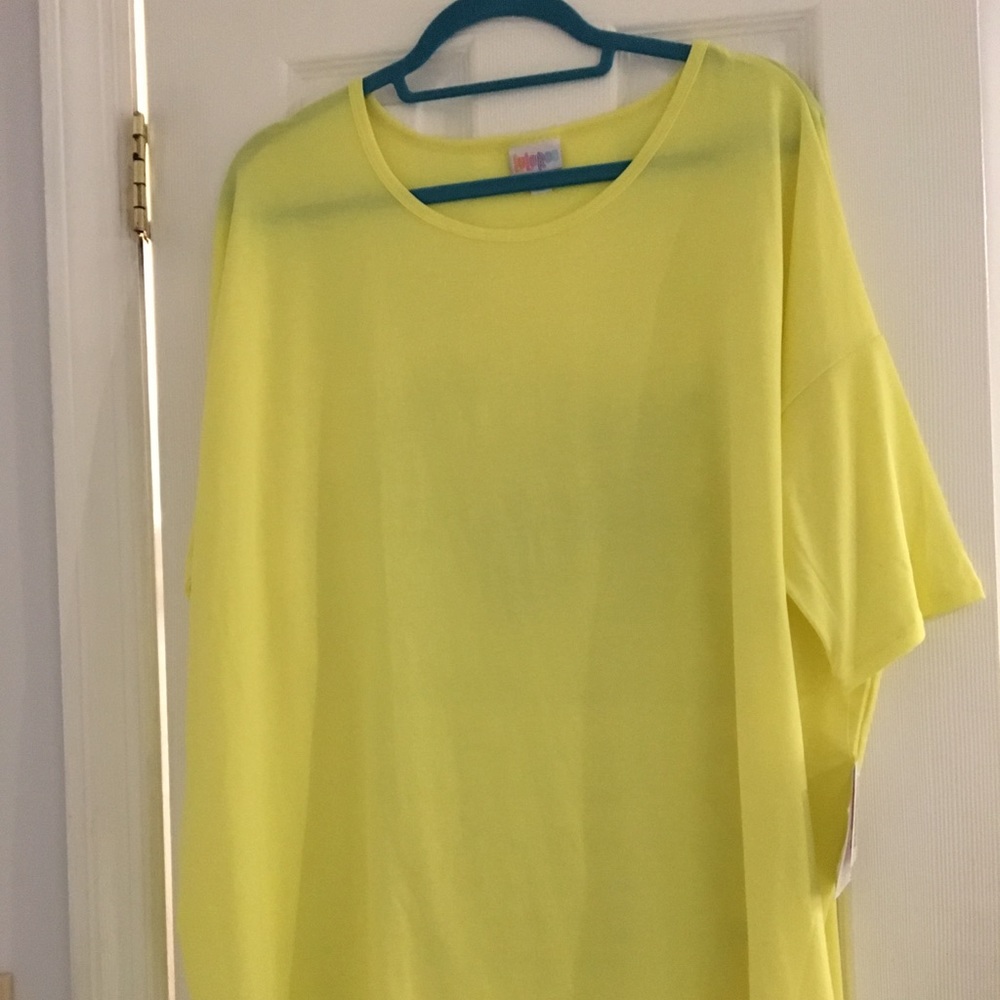 LuLaRoe Irma Yellow Tunic